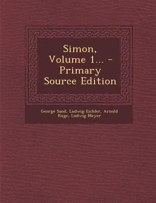 Simon, Volume 1... [German] 1294569961 Book Cover