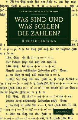 Was Sind Und Was Sollen Die Zahlen? 1108050387 Book Cover