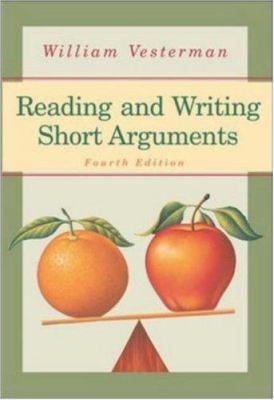 Reading and Writing Short Arguments 0072556013 Book Cover