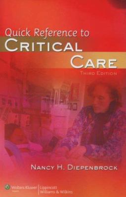 Quick Reference to Critical Care 0781777143 Book Cover