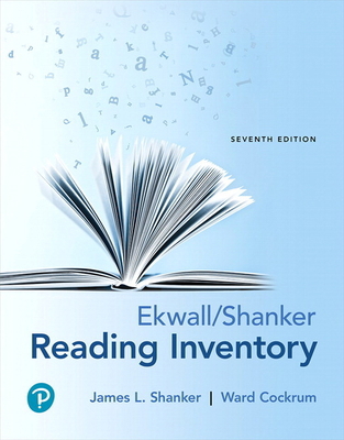 Ekwall/Shanker Reading Inventory 0134802012 Book Cover