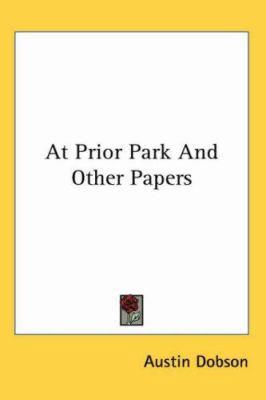 At Prior Park And Other Papers 1417959231 Book Cover
