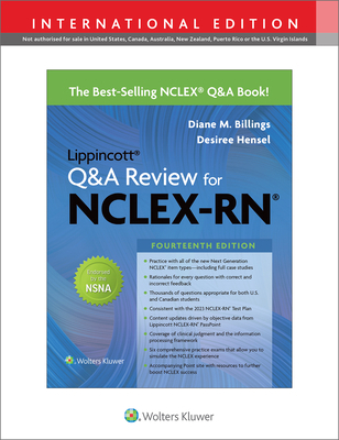 Lippincott Q&A Review for NCLEX-RN 1975184874 Book Cover