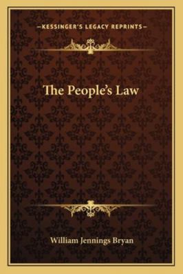 The People's Law 116322684X Book Cover