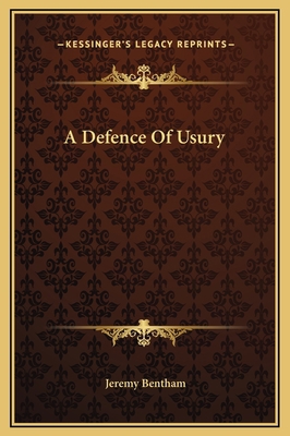 A Defence Of Usury 1169225233 Book Cover