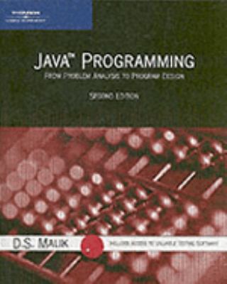 Java Programming: From Problem Analysis to Prog... 0619216085 Book Cover