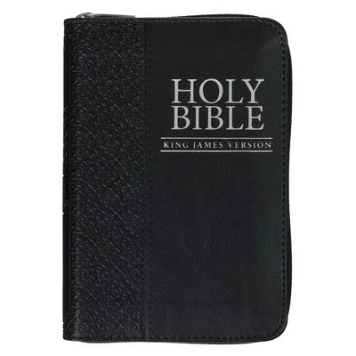 KJV Mini Pocket Edition: Zippered Black 1432102427 Book Cover