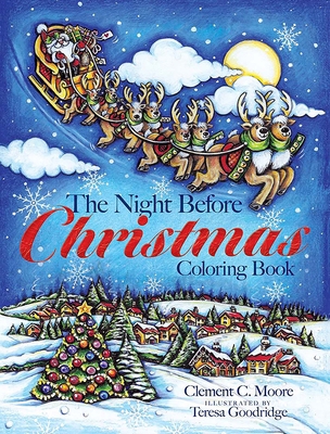 The Night Before Christmas Coloring Book 0486853268 Book Cover