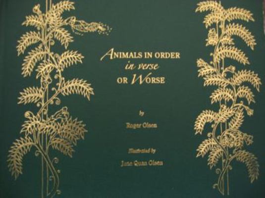 Hardcover Animals in Order in Verse or Worse Book