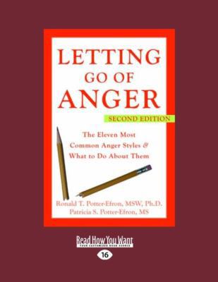 Letting Go of Anger (Easyread Large Edition) [Large Print] 145874745X Book Cover