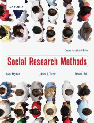 Social Research Methods: Second Canadian Edition 0195429869 Book Cover