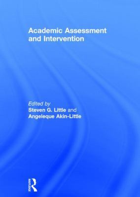 Academic Assessment and Intervention 0415539196 Book Cover