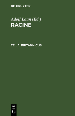 Britannicus [French] 311120250X Book Cover