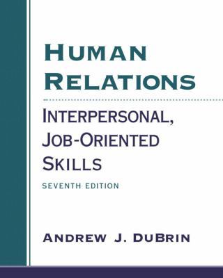 Human Relations Interpersonal, Job-Oriented Skills 0130105783 Book Cover