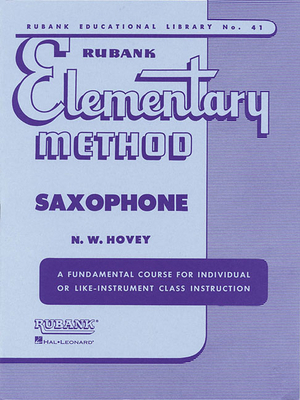 Rubank Elementary Method Saxophone 1423444817 Book Cover