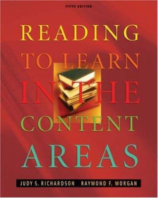 Reading to Learn in the Content Areas [With CDR... 0534553095 Book Cover