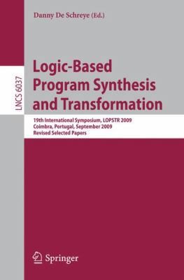 Logic-Based Program Synthesis and Transformatio... 3642125913 Book Cover