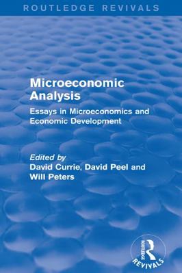 Microeconomic Analysis (Routledge Revivals): Es... 1138665711 Book Cover
