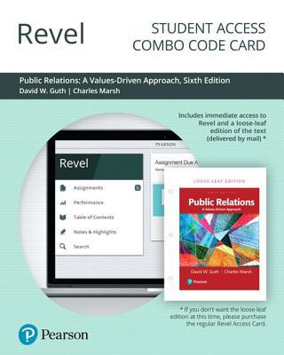 Revel for Public Relations: A Values Driven App... 0135197562 Book Cover
