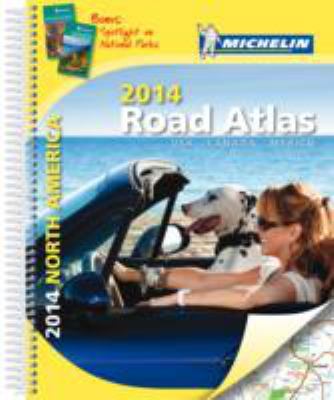 Michelin North America Road Atlas 2014 206718542X Book Cover