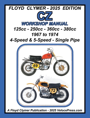 CZ 125cc - 250cc - 360cc - 380cc WORKSHOP MANUA... 1588503062 Book Cover