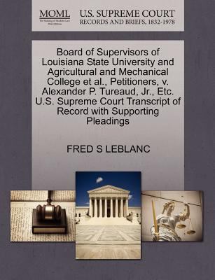 Board of Supervisors of Louisiana State Univers... 1270418394 Book Cover