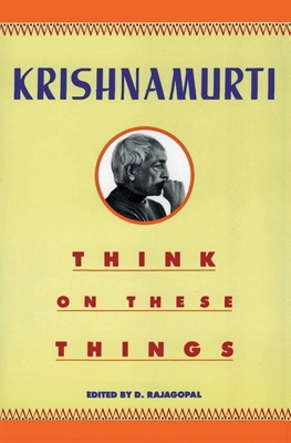 Think on These Things 0062177877 Book Cover