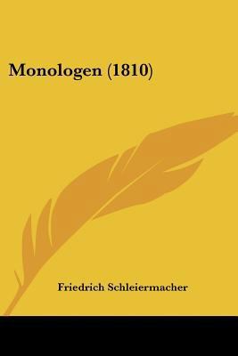 Monologen (1810) [German] 1160198446 Book Cover