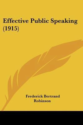 Effective Public Speaking (1915) 143683015X Book Cover
