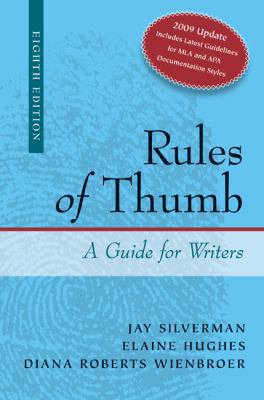 Rules of Thumb APA / MLA Documentation Update 0077397096 Book Cover