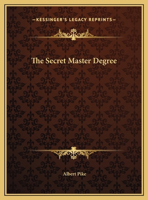 The Secret Master Degree 1169379710 Book Cover