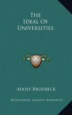The Ideal Of Universities 1169124763 Book Cover