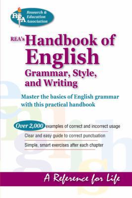 REA's Handbook of English Grammar, Style, and W... B007CZLQG8 Book Cover