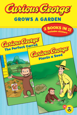 Curious George Grows a Garden (Cgtv Double Reader) B01BITPHEU Book Cover