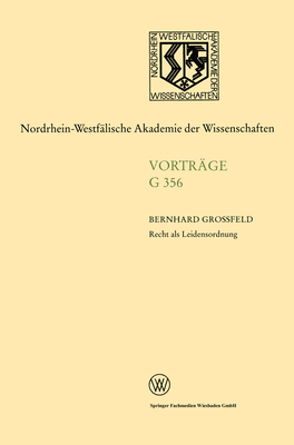 Recht als Leidensordnung [German] 3531073567 Book Cover