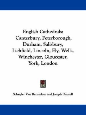 English Cathedrals: Canterbury, Peterborough, D... 1432548751 Book Cover