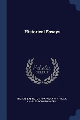 Historical Essays 1376858606 Book Cover