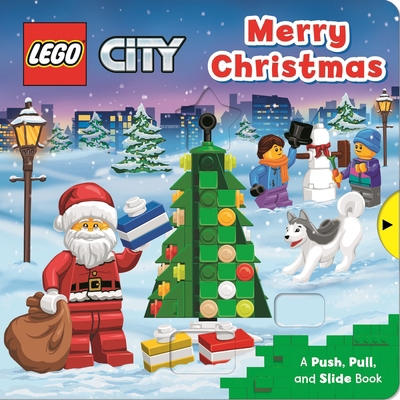 Lego(r) City. Merry Christmas: A Push, Pull and... 1035064170 Book Cover