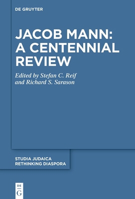 Jacob Mann: A Centennial Review: Papers Deliver... 3112205790 Book Cover