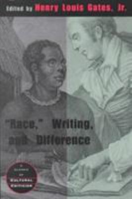 Race, Writing, and Difference 0226284352 Book Cover