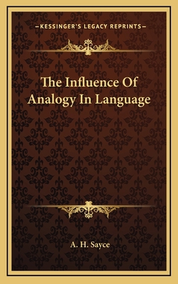 The Influence Of Analogy In Language 1168670322 Book Cover