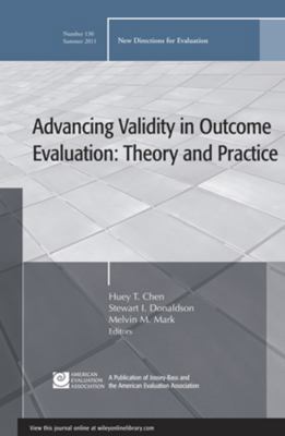 Advancing Validity in Outcome Evaluation: Theor... 1118094077 Book Cover