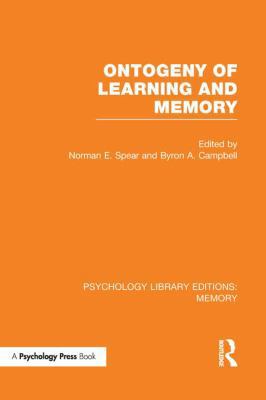 Ontogeny of Learning and Memory (PLE: Memory) 1138977578 Book Cover