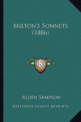 Milton's Sonnets (1886) 1164149768 Book Cover