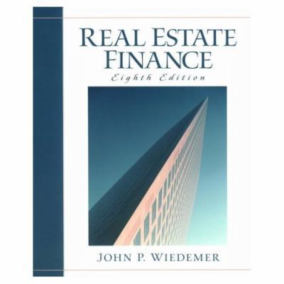 Real Estate Finance 0324142900 Book Cover