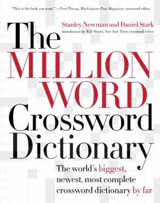 The Million Word Crossword Dictionary 0060517573 Book Cover