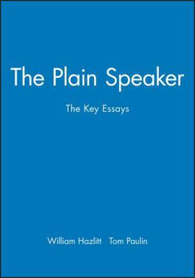 Plain Speaker 0631210563 Book Cover