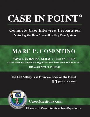 Case in Point 9: Complete Case Interview Prepar... B07G5HFDSL Book Cover