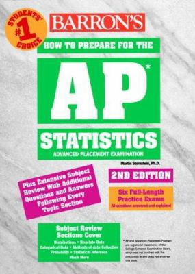 Barron's How to Prepare for the Ap Statistics :... 0764110918 Book Cover