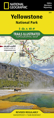 Yellowstone National Park Map 1566952956 Book Cover